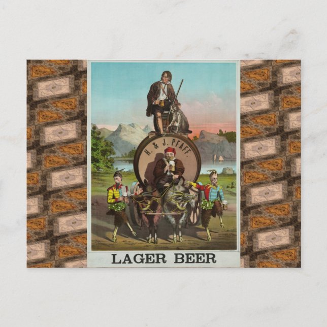 Bier! Postkarte (Vorderseite)