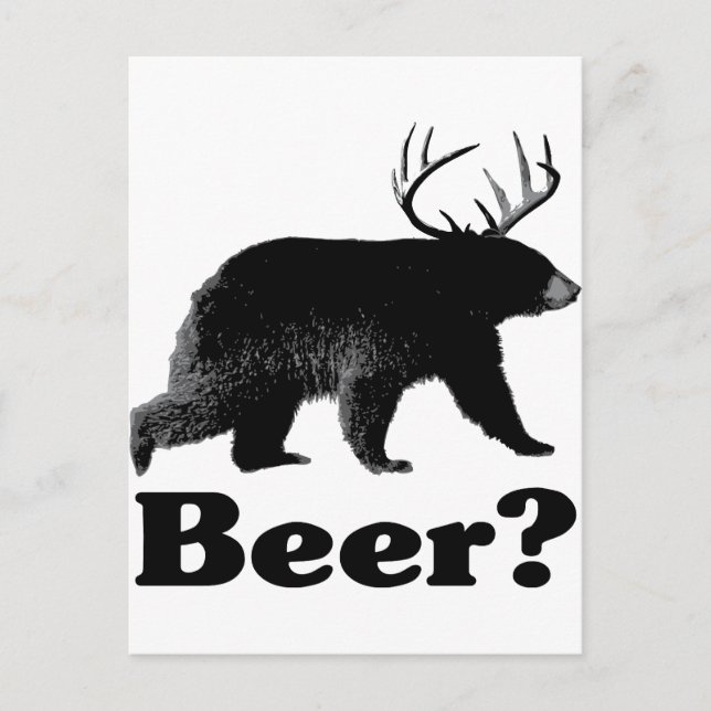 Bier? Postkarte (Vorderseite)