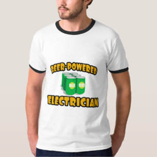Bier-Powered Electrician T-Shirt