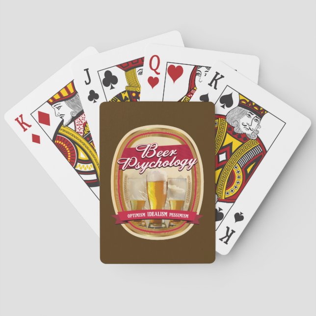 Bier-Psychologie Spielkarten (Rückseite)