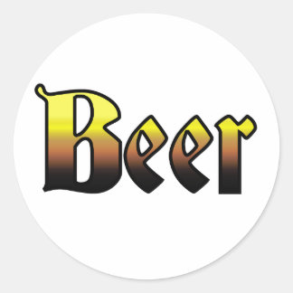 Bier Runder Aufkleber