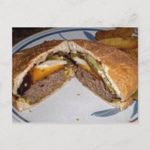 Bier Sauced Burgers Rezept Postkarte