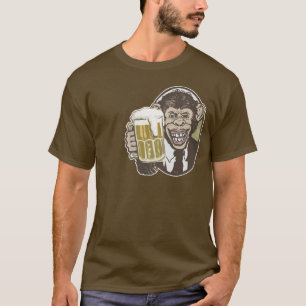 Bier-Schimpanse durch Mudge Studios T-Shirt