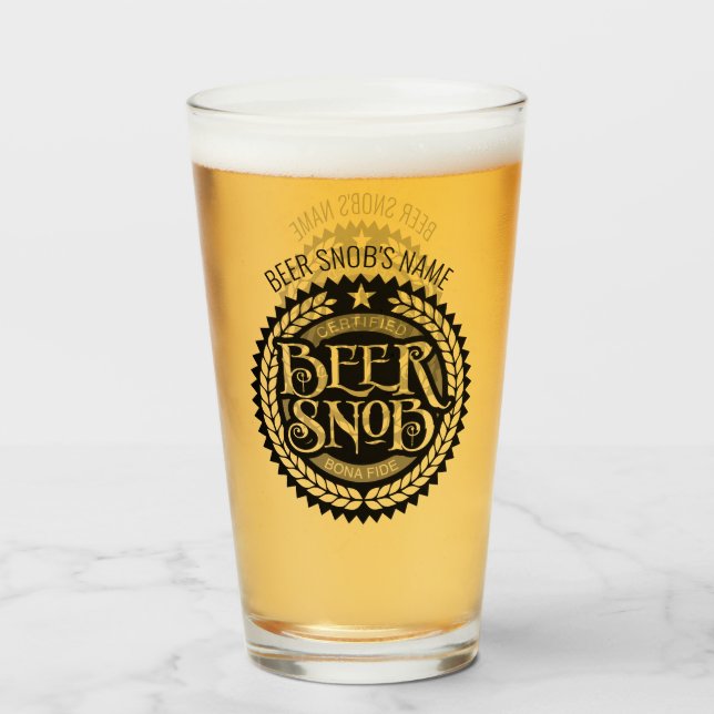 Bier Snob Glass Glas (Vorne (Gefüllt))