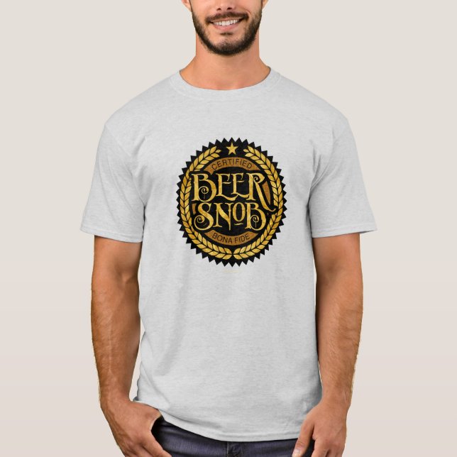 Bier Snob T-Shirt (Vorderseite)