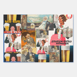 Bier-Sortenpaket Geschenkpapier Set