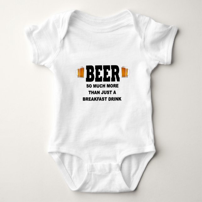 BIER SOVIEL MEHR ALS BABY STRAMPLER (Vorderseite)