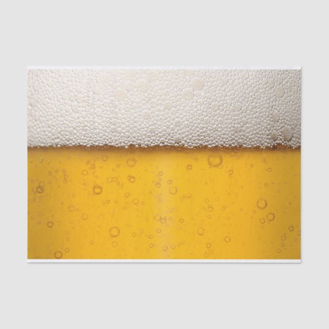 Bier sprudelt Hintergrund-Muster Seidenpapier (Vorderseite)