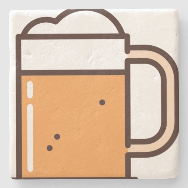 Bier Steinuntersetzer (Vorderseite)