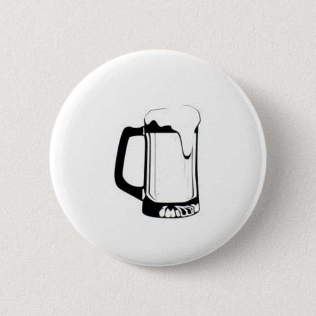 Bier-Tasse Button (Vorderseite)