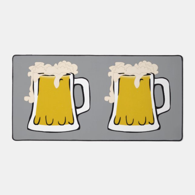 Bier Tasse Desk Schreibtischunterlage (Vorderseite)