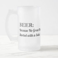 Bier-Tasse - Funny Quote Glass Stein