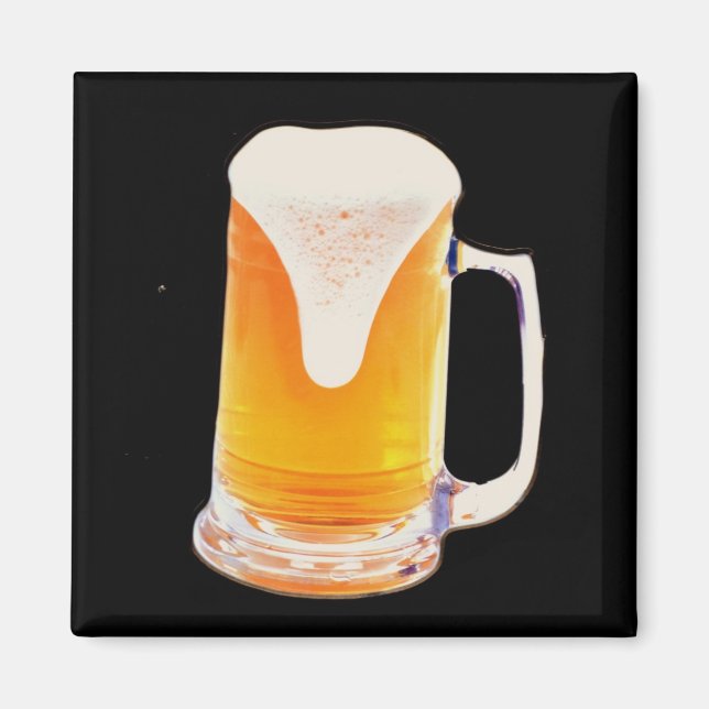Bier-Tasse Magnet (Vorne)