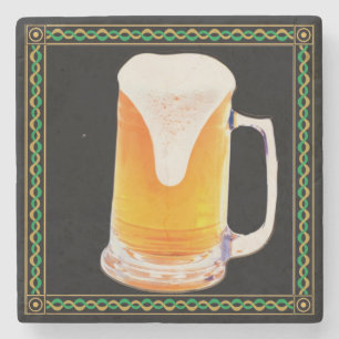 Bier Tasse Marble Stone Untersetzer