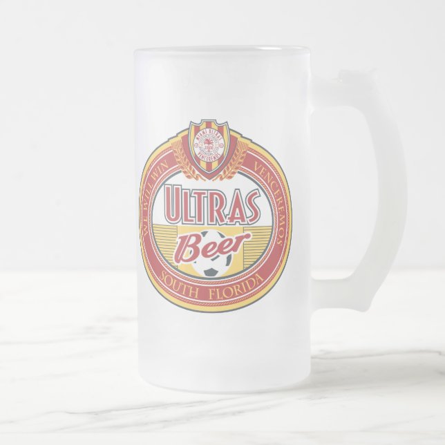 Bier-Tasse Miamis Ultras Mattglas Bierglas (Rechts)
