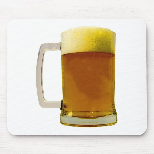 Bier-Tasse Mousepad (Vorne)