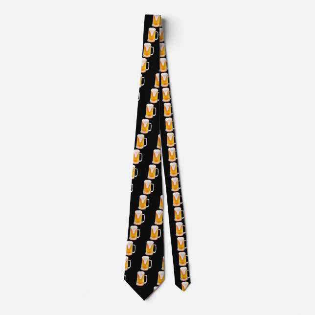 Bier Tasse Neck Tie Krawatte (Vorderseite)