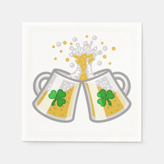 Bier-Tasse Serviette (Vorderseite)