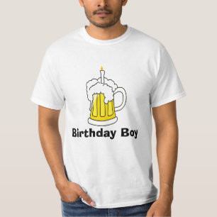 Bier-Tassen-Geburtstags-Jungen-T - Shirt