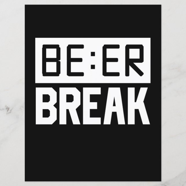 Bier Time Break (Vorderseite)