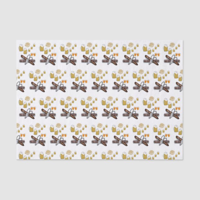 Bier-Tissue-Papier Seidenpapier (Vorderseite)