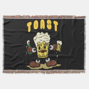 Bier Toast Mascot Decke