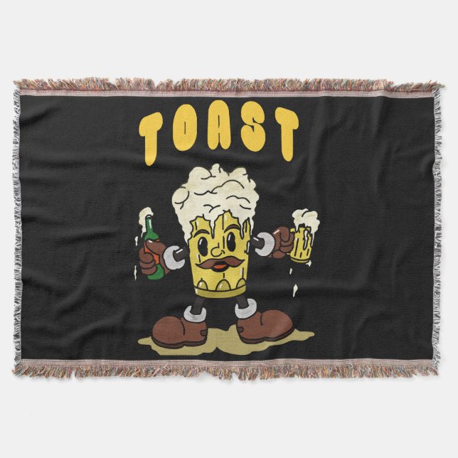 Bier Toast Mascot Decke (Vorderseite)