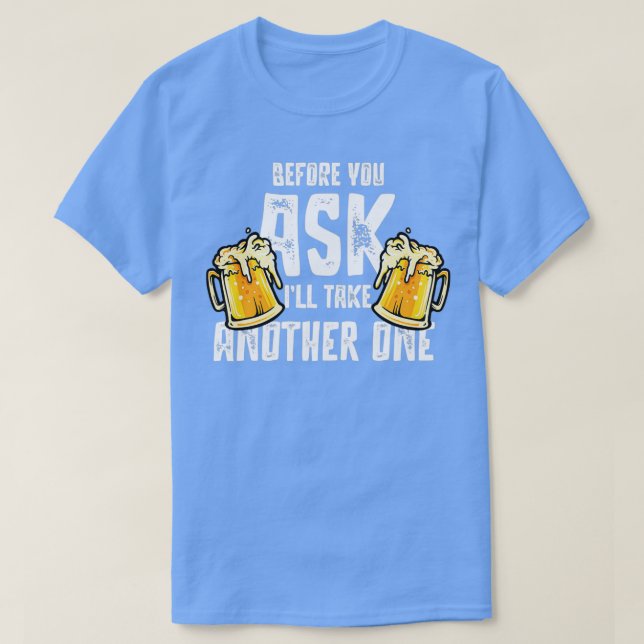 Bier trinken ein Party Bier T-Shirt (Design vorne)