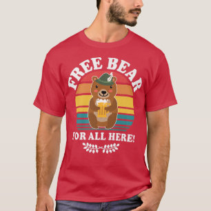 Bier trinken trinken trinken Bier trinker Bär  T-Shirt