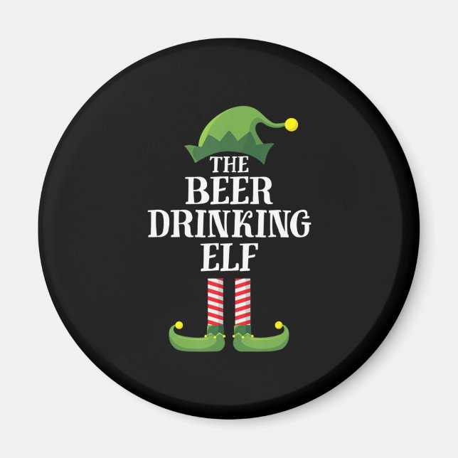 Bier trinken Weihnachten Geburtstag Magnet (Vorne)
