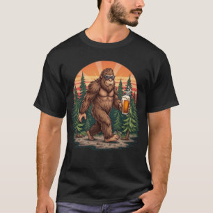 Bier trinkender Bigfoot T-Shirt