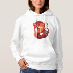 Bier trinkt Dragon Frauen Hoodie