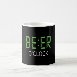 Bier-Uhr Kaffeetasse