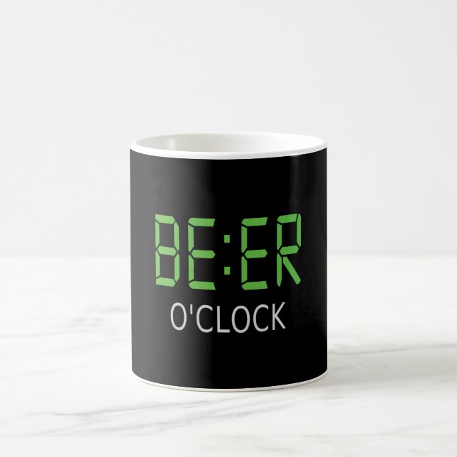 Bier-Uhr Kaffeetasse (Mittel)