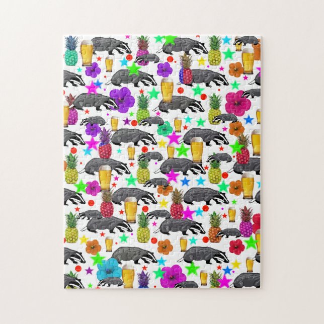 Bier und Badgers Schwieriges Puzzle (Vertikal)