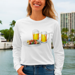 Bier- und Barbecue-Womens T-Shirt