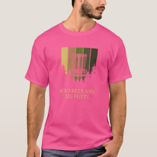 Bier und Big Putts Golf Beer Golfer Dri T-Shirt