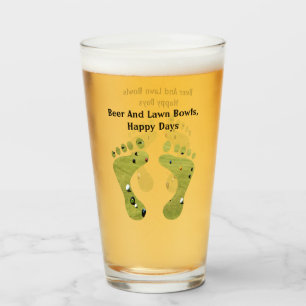 Bier und Bowls, glückliche Tage, Glas