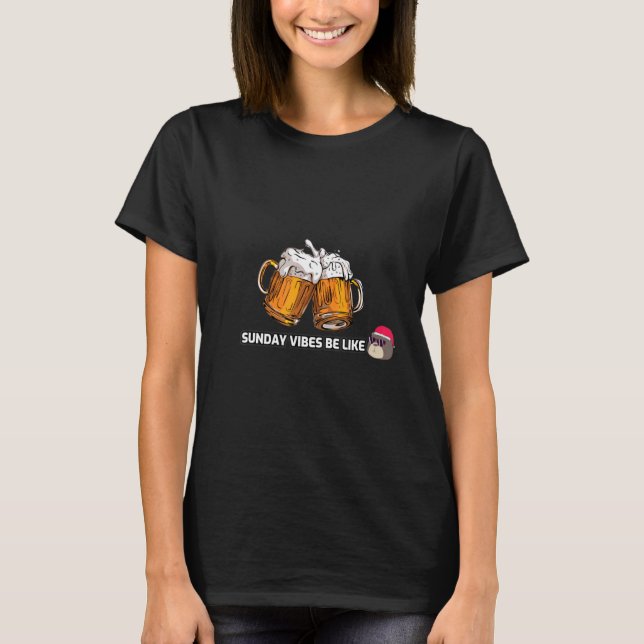 Bier und Chill T-Shirt (Vorderseite)