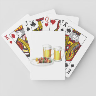 Bier- und Grillkarten Spielkarten