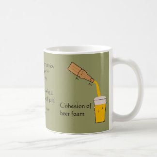 Bier und Physik-Tasse Kaffeetasse
