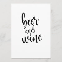 Bier und Wein Schwarz und Weiß erschwingliches Zei