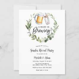 Bier und Windeln Einladung