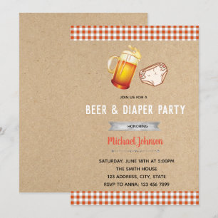 Bier- und Windelwort laden ein Einladung