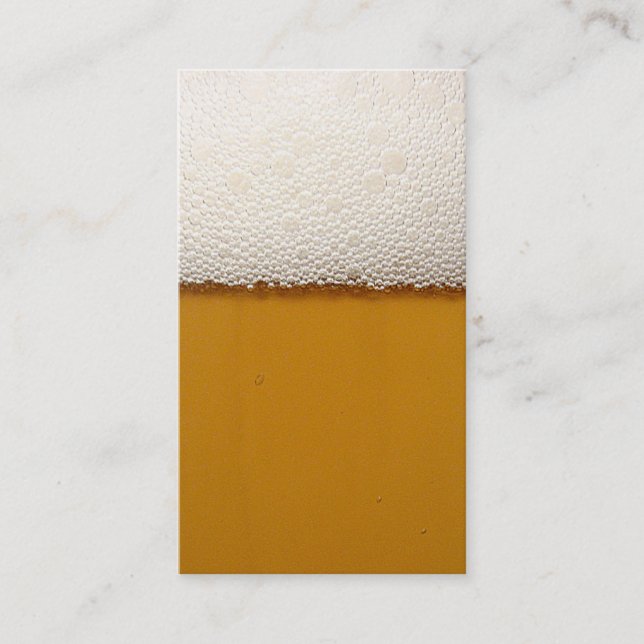 Bier-Visitenkarte Visitenkarte (Vorderseite)