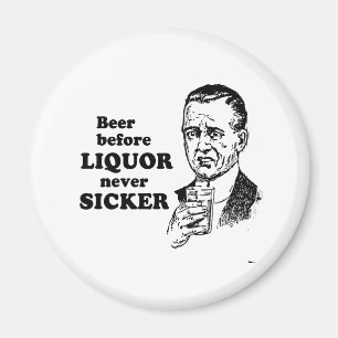 BIER VOR ALKOHOL MAGNET