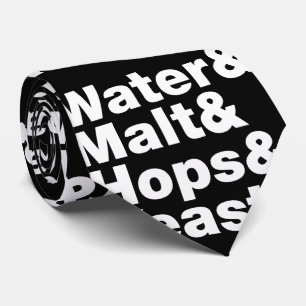 Bier = Wasser & Malt & Hopfen & Hefe. Krawatte
