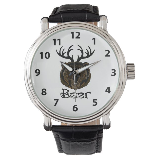 Bier Watch Armbanduhr (Vorderseite)