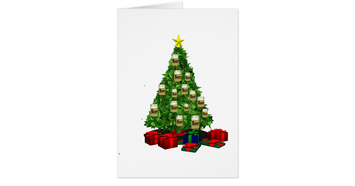 bier weihnachtsbaum karte zazzle ch bier weihnachtsbaum karte zazzle ch
