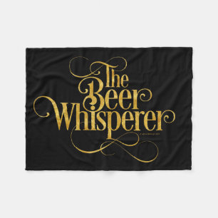 Bier Whisperer (Gold) Fleecedecke